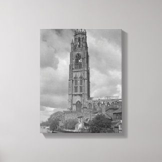 Boston Stump and River Welland, Lincolnshire Canvas Print