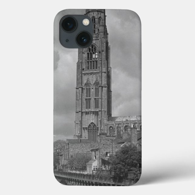 Boston Stump and River Welland, Lincolnshire Case-Mate iPhone Case (Back)