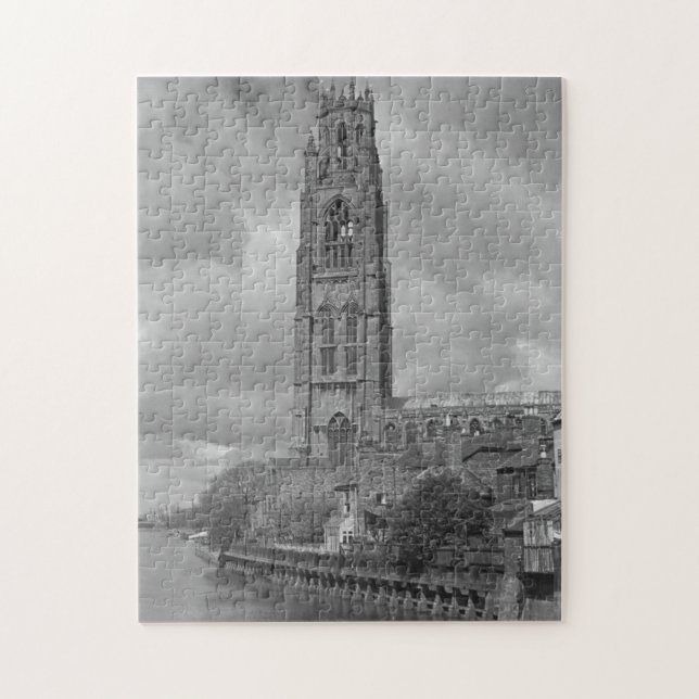 Boston Stump and River Welland, Lincolnshire Jigsaw Puzzle (Vertical)