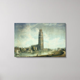 Boston Stump: view from the South-west Canvas Print