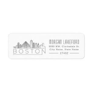 Boston Stylised Skyline
