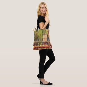 Boston Swan Boats in Summer Tote Bag