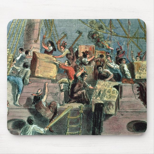 Boston Tea Party, 16th December 1773 Mouse Mat (Front)