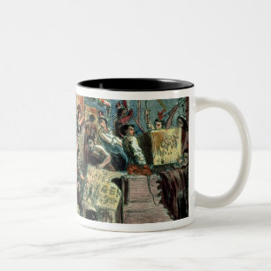 Boston Tea Party, 16th December 1773 Two-Tone Coffee Mug