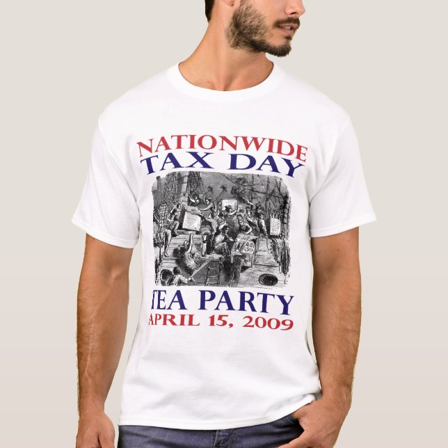 Boston Tea Party Shirt - Mens (Front)