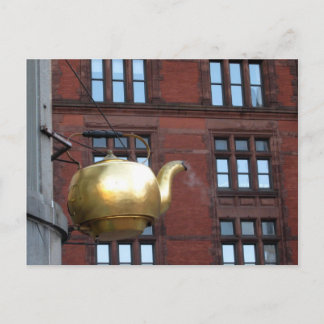 Boston Tea Pot Postcard