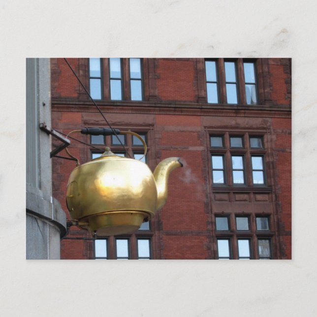 Boston Tea Pot Postcard (Front)
