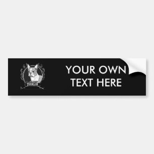 BOSTON TERRIER (3) BUMPER STICKER