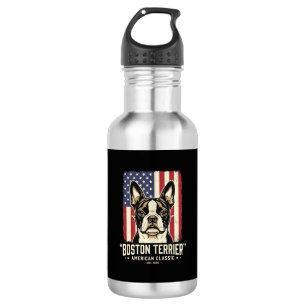Boston Terrier American Classic Flag 532 Ml Water Bottle