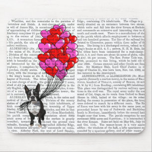 Boston Terrier And Balloons Mouse Mat