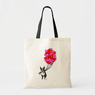 Boston Terrier And Balloons Tote Bag