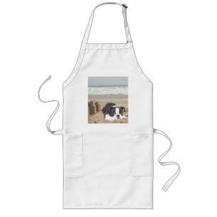 Boston Terrier Apron Sandcastles