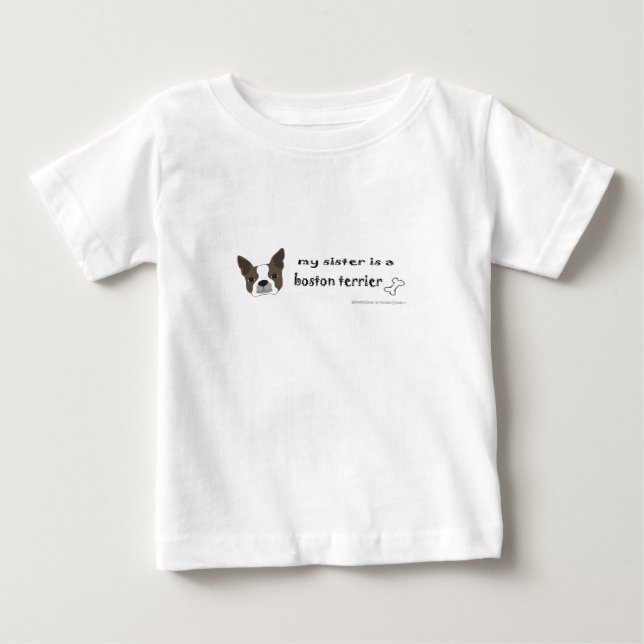 boston terrier baby T-Shirt (Front)