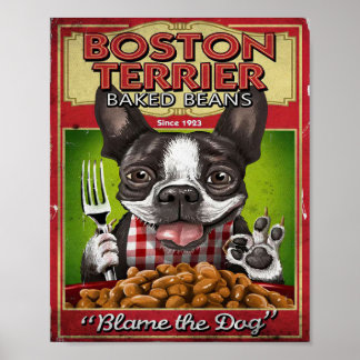 Boston Terrier Baked Beans Decor | Cooking Gift