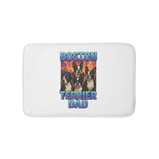 Boston Terrier Bath Mat (Front)
