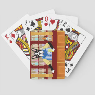 Boston Terrier Beer Pub Playing Cards