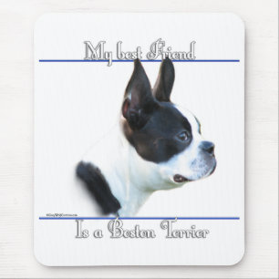 Boston Terrier Best Friend 2 Mouse Mat
