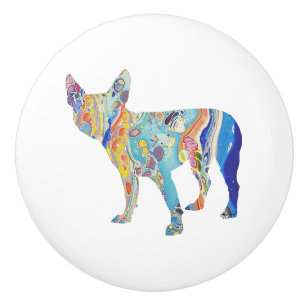 Boston Terrier, Boston Terrier Ceramic Knob