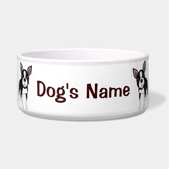Boston Terrier Bowl (Front)