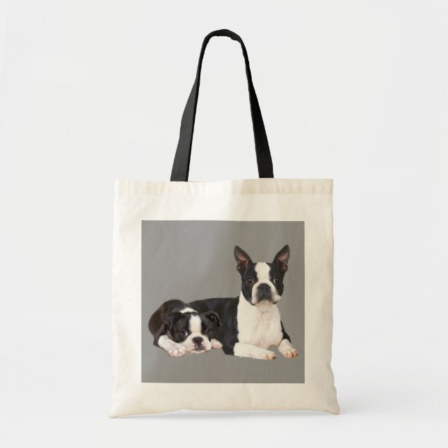 Boston Terrier Buddies Tote Bag (Front)