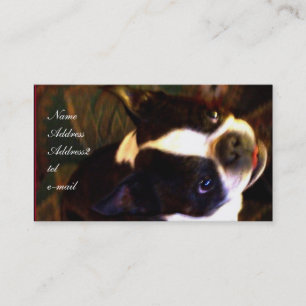 Boston Terrier business Card