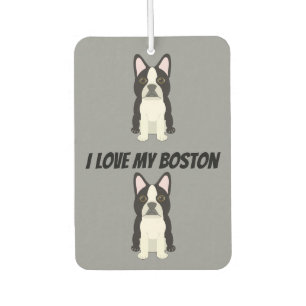 Boston Terrier Car Air Freshener