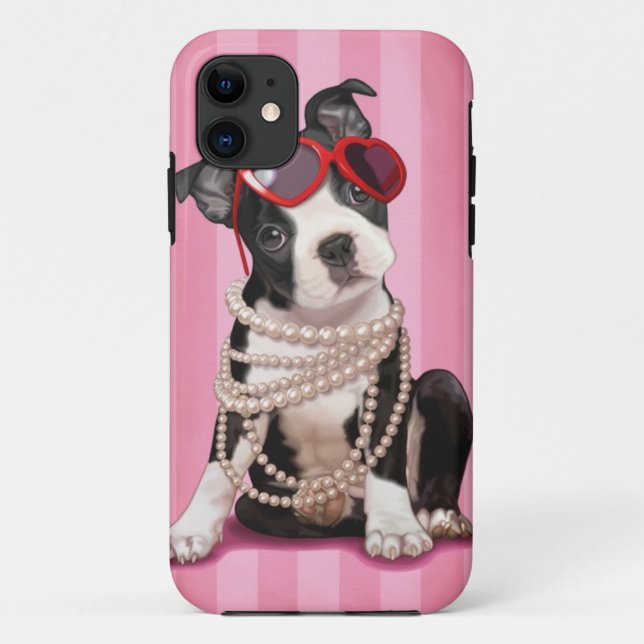 Boston Terrier Case-Mate iPhone Case (Back)