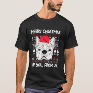 Boston Terrier Christmas Funny Birthday Dog Lover  T-Shirt