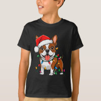 Boston Terrier Christmas Lights Xmas Dogs Men Wome