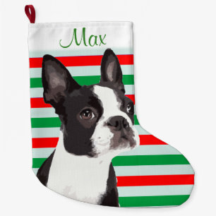Boston Terrier Christmas Pet Stocking