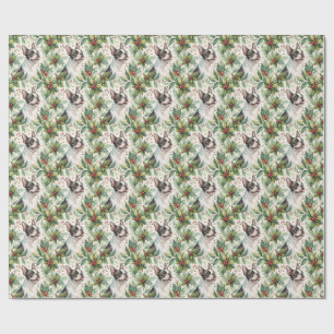 Boston Terrier Christmas Wrapping Paper