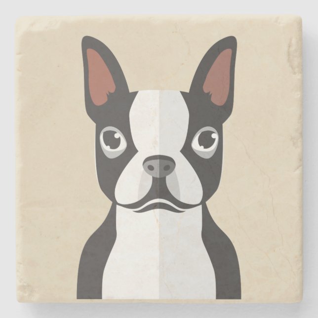 Boston Terrier Coasters (Front)