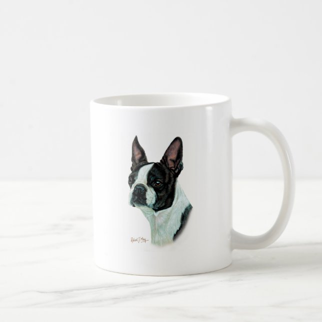 Boston Terrier Coffee Mug (Right)