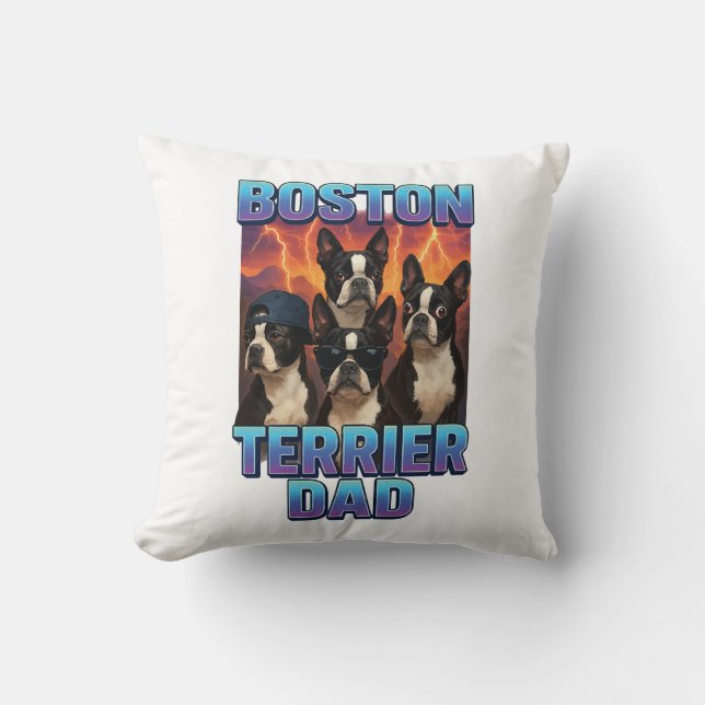Boston Terrier Cushion (Front)