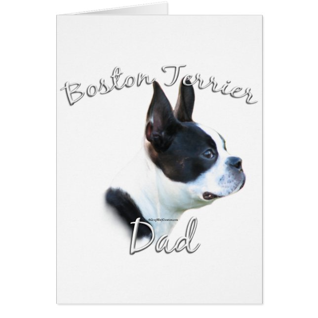 Boston Terrier Dad 2 (Front)