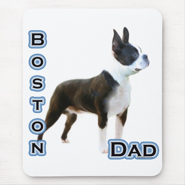 Boston Terrier Dad 4 Mouse Mat (Front)