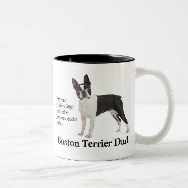 Boston Terrier Dad Mug (Right)