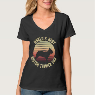 Boston Terrier Dad World Best Dog Owner T-Shirt