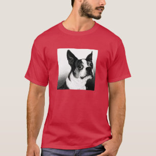 Boston Terrier Dark T-shirt - "Boston Style"