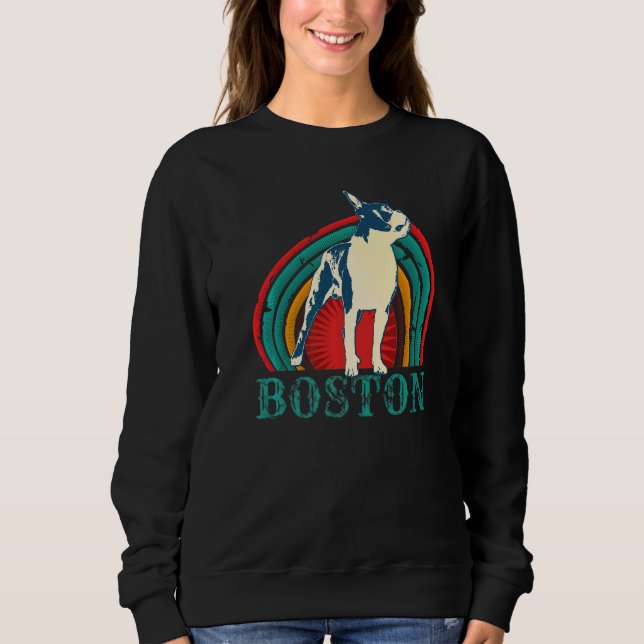 Boston Terrier Dog Breed  101 Sweatshirt (Front)