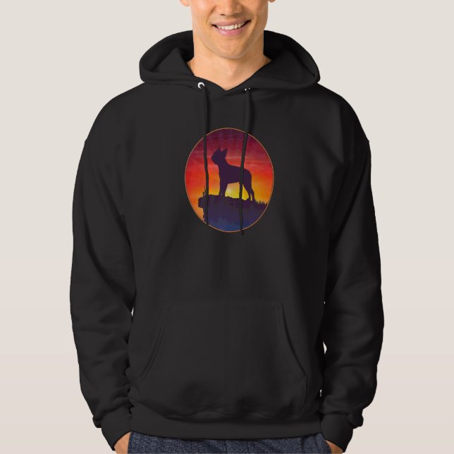 Boston Terrier Dog Breed  23 Hoodie (Front)