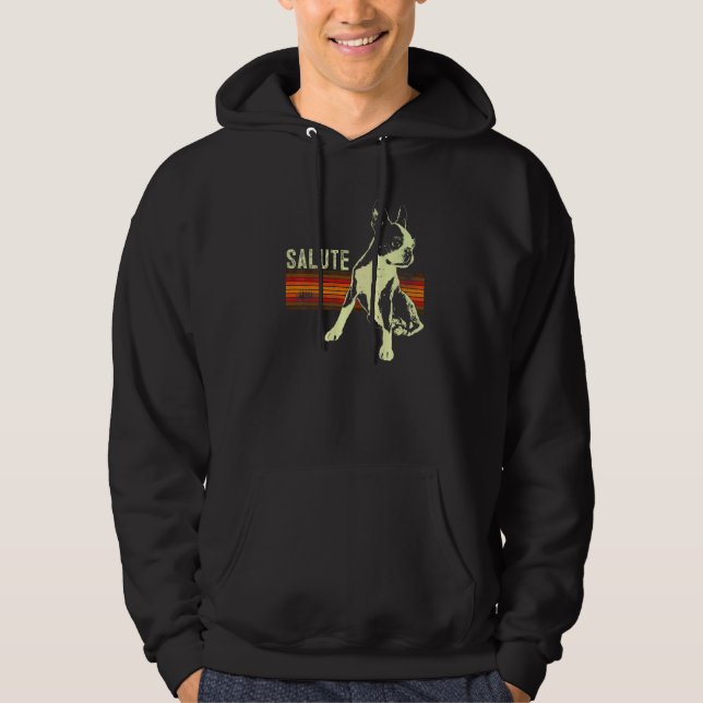 Boston Terrier Dog Breed  29 Hoodie (Front)