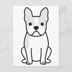 Boston Terrier Dog Cartoon Postcard