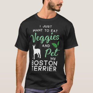 Boston Terrier Dog Cigar lover owner Xmas Birthday T-Shirt