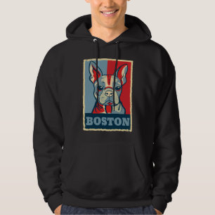 Boston Terrier Dog Dogs Puppy Retro Vintage Hoodie