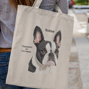 Boston Terrier Dog Gift For Boston Fans Tote Bag