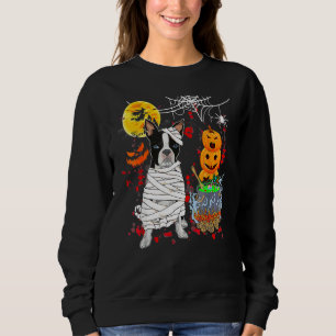Boston Terrier Dog Halloween Costume Dog Sweatshirt