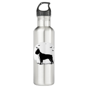 Boston Terrier Dog – Halloween Moon Silhouette Ove 710 Ml Water Bottle