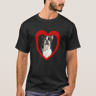 Boston Terrier Dog Heart  Terrier Boston Terrier   T-Shirt