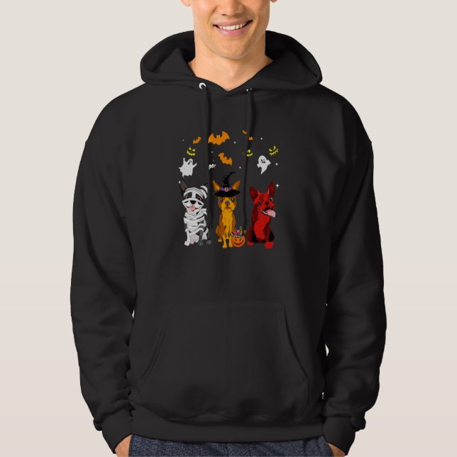 Boston Terrier Dog Hoodie (Front)